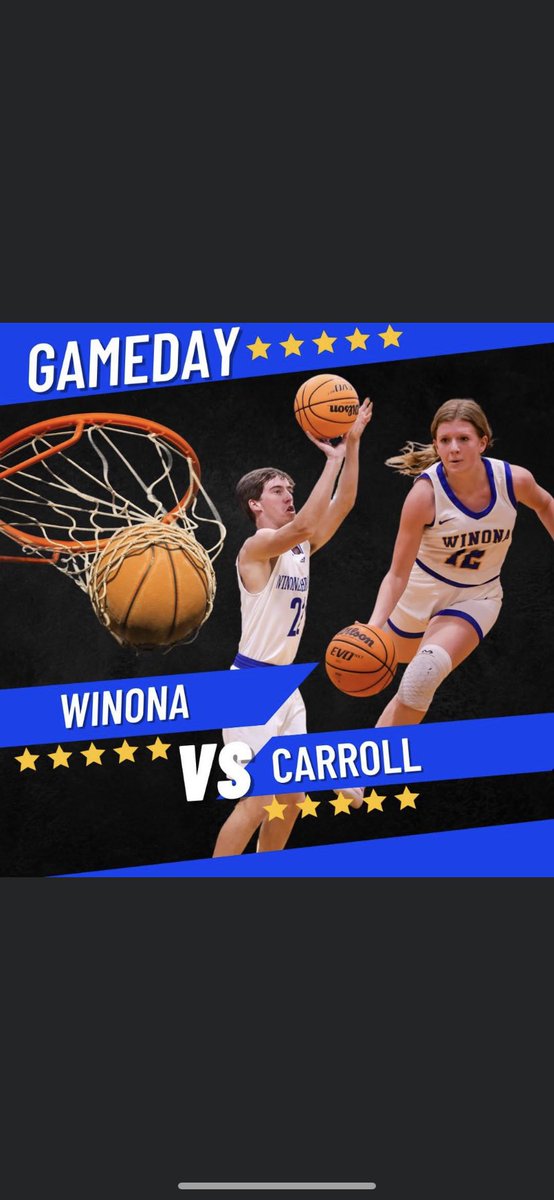 Game day at Carroll! Everyone come out and support these teams for a big district game tonight!