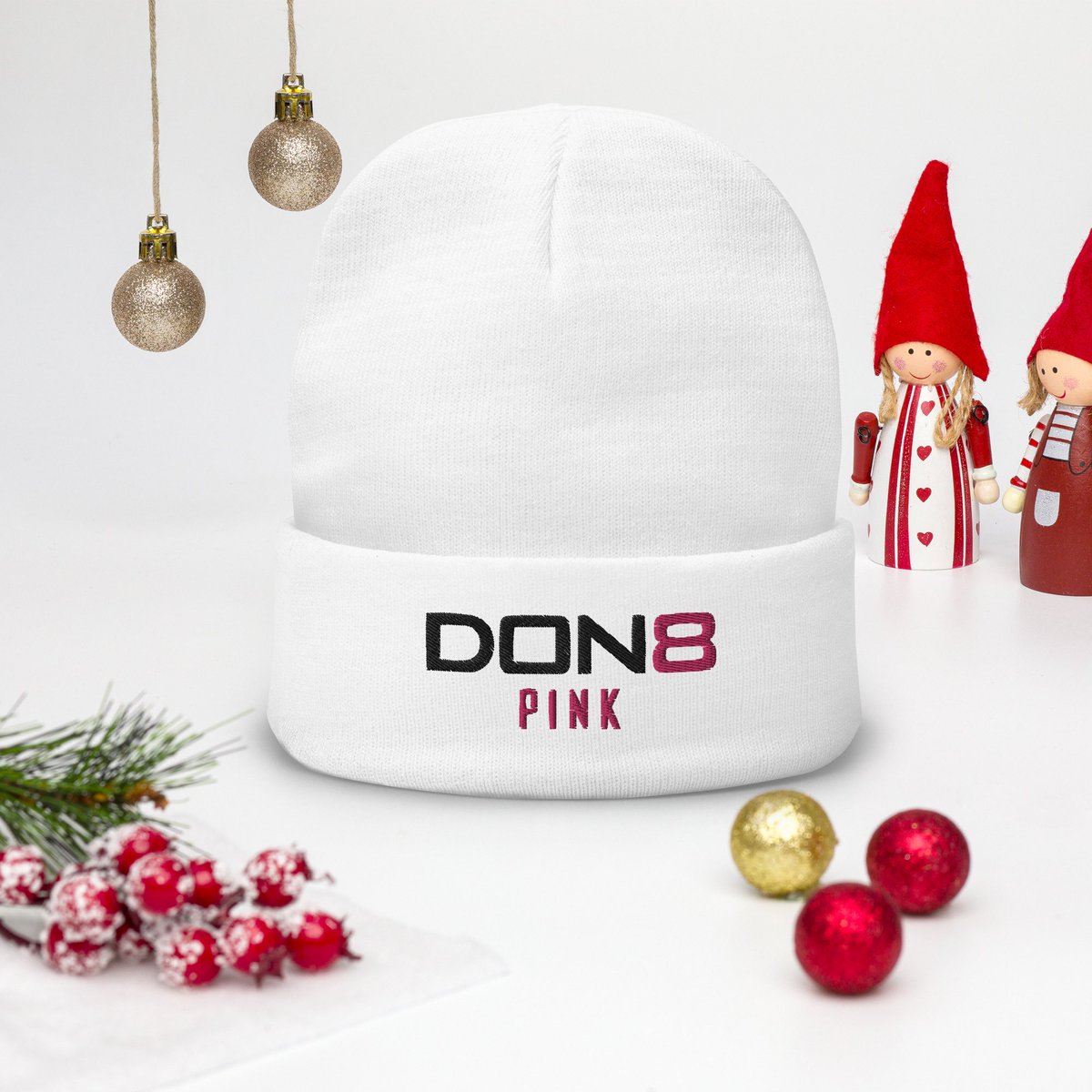 DON8APPAREL's tweet photo. Our #DON8 (donate) PINK cuffed beanies are now available! 

Incredibly soft and snug, these beanies are the perfect way to show your support for every who is and has battled against breast cancer.

https://t.co/VJ0q7KZrzo https://t.co/OZiPrICWf8