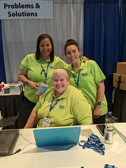 vste's tweet photo. Our #VSTE22 Conference couldn't happen without the work of our committee members. Shout out to our Registration team for the smoothest registration in VSTE history with our new electronic kiosks! https://t.co/0GrZ6pMVZ2