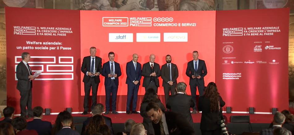 Staff ottiene per il quarto anno consecutivo il titolo di 𝗪𝗲𝗹𝗳𝗮𝗿𝗲 𝗖𝗵𝗮𝗺𝗽𝗶𝗼𝗻 𝟮𝟬𝟮𝟮 <a href="/Staff_Welfare/">Staff Welfare S.r.l.</a> 
#welfare #welfarechampion #staff #staffwelfare