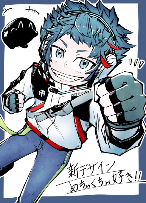 #俺たちのむつーか絵せよ新デザイン発表の時に最高過ぎてめちゃくちゃスクショした…しかも動くしびっくりした……最高… 