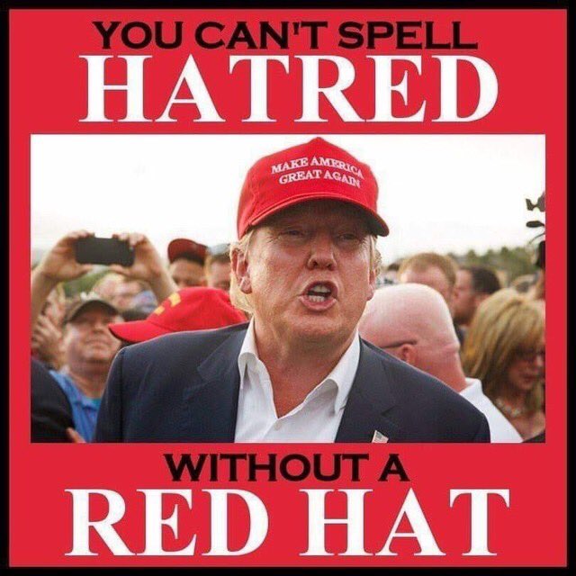 HankaRobert's tweet photo. @DearAuntCrabby And hate .he's real good at hate.#voteblue #UniteBlue #RemoveHate #DefendDemocracy https://t.co/zRVOB9pry5