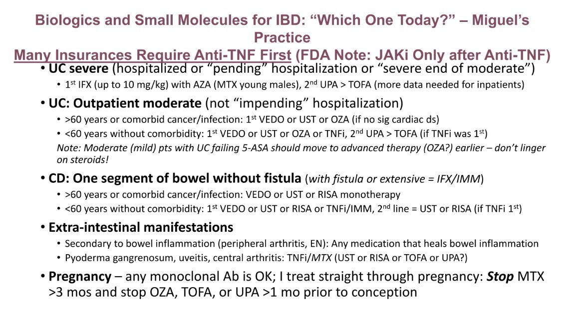 IBD_DrEMF's tweet photo. 🤯@MRegueiroMD positioning biologics in IBD #hopingforosmosis #AIBD2022 https://t.co/chSIxjnBxd