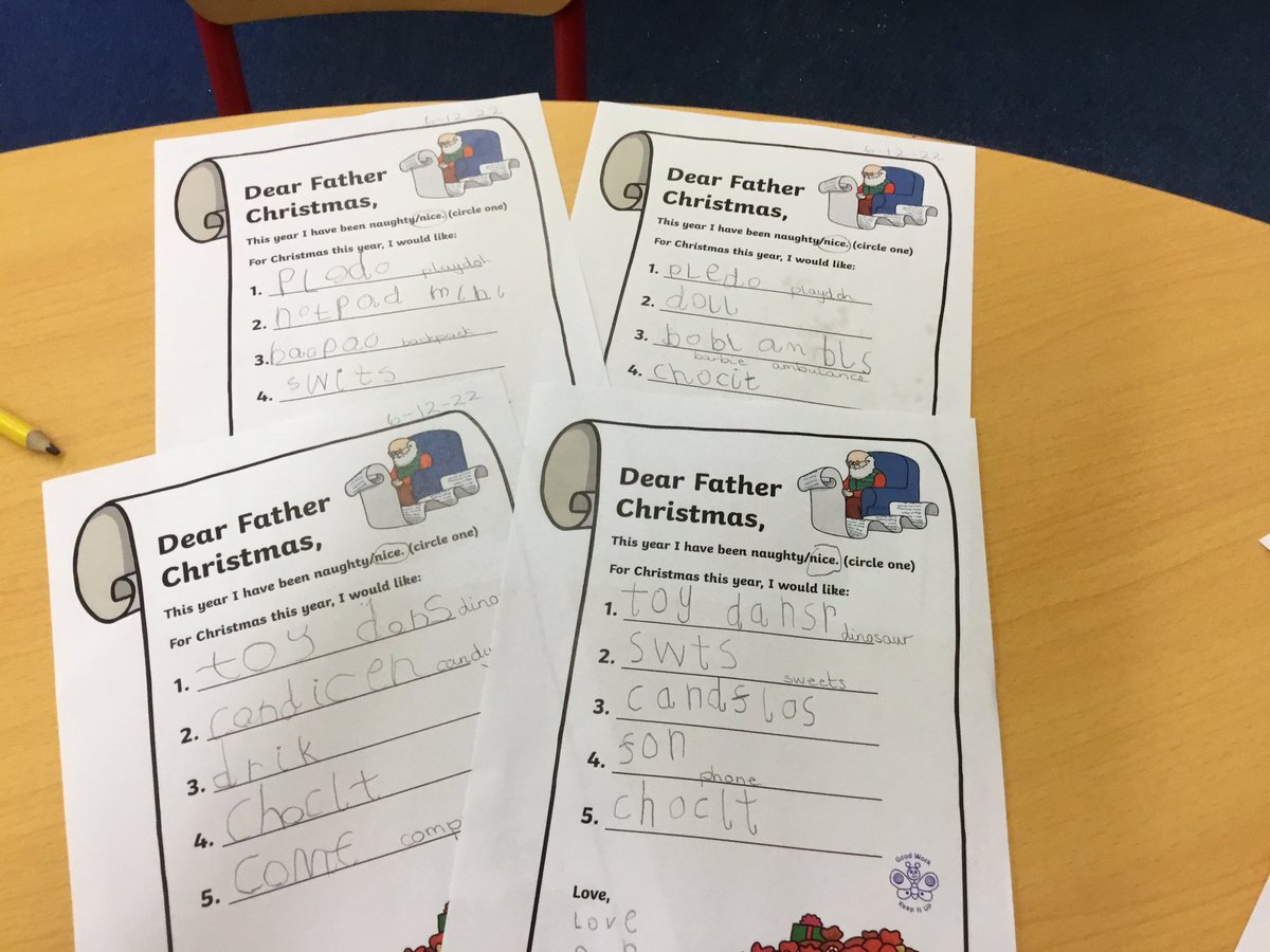 StrettonStMatts's tweet photo. Class R have been very excited about Christmas and we have all written a Christmas list to be posted to the North Pole.
#SSM #SSMReception #SSMLiteracy https://t.co/ohEe7cI0O2