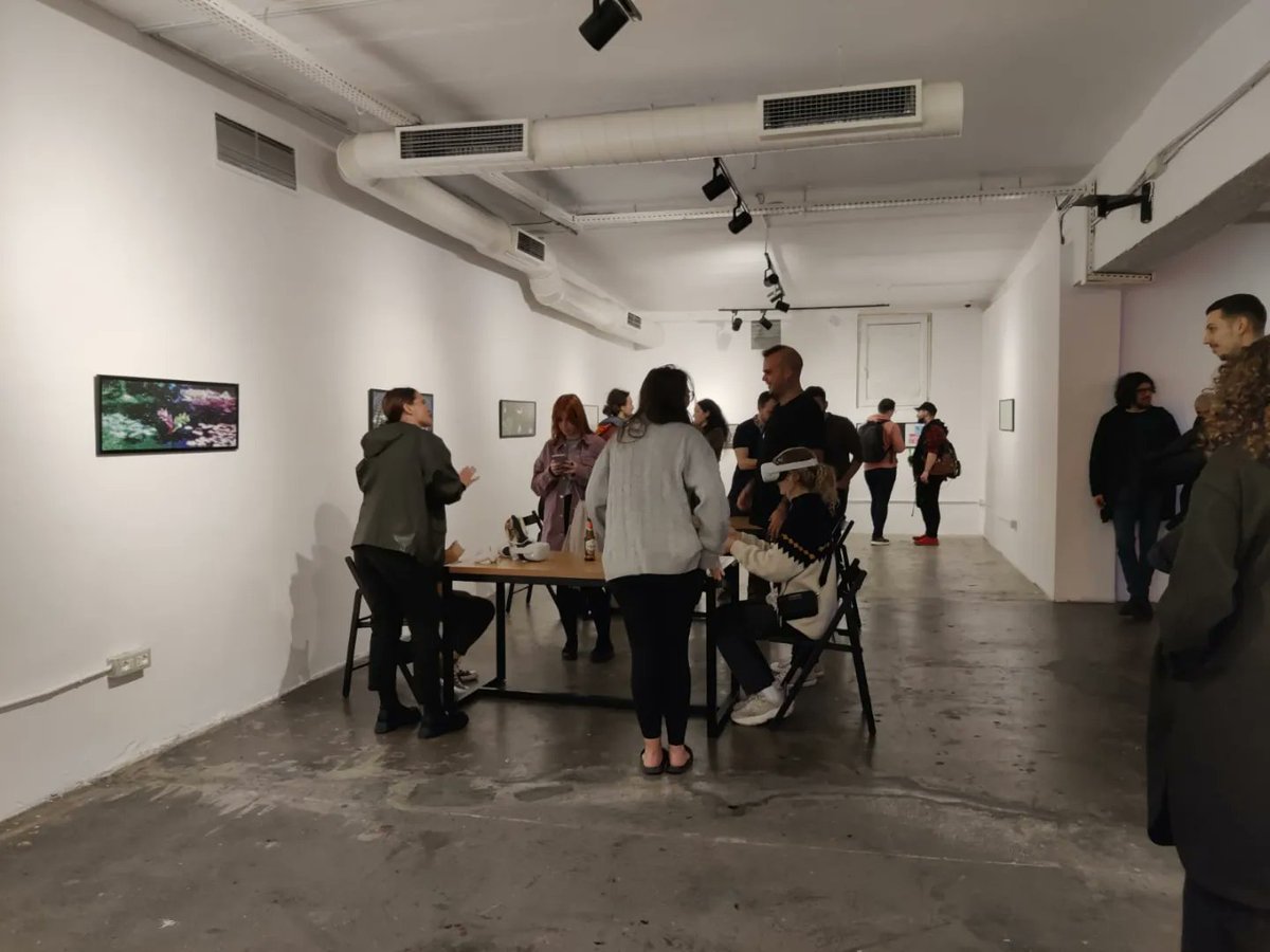 MuseumPierrot's tweet photo. Moments from the special event Interact, part of DPM VR Tour @tullaculture
This event was organized based on @tiranaeyc program, financed by Bashkia Tirane. @NYC_Albania
#digitalpierrotmuseum #VirtualReality #virtualmuseum #vr #interactive https://t.co/ps0zTe2idY