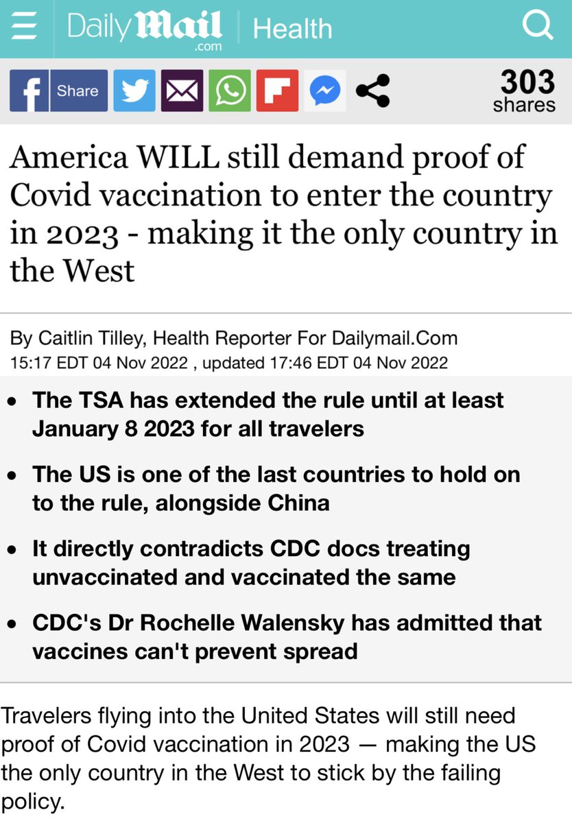 oliviakingia's tweet photo. It's Tuesday Dec 6th and thanks to #Biden, many families are facing another holiday season apart due to the continued unscientific c19 va x requirement for inbound visitors to the #USA
It makes absolutely no medical sense. It must end Now.
#December #TuesdayVibe https://t.co/LtqpCfz8XR