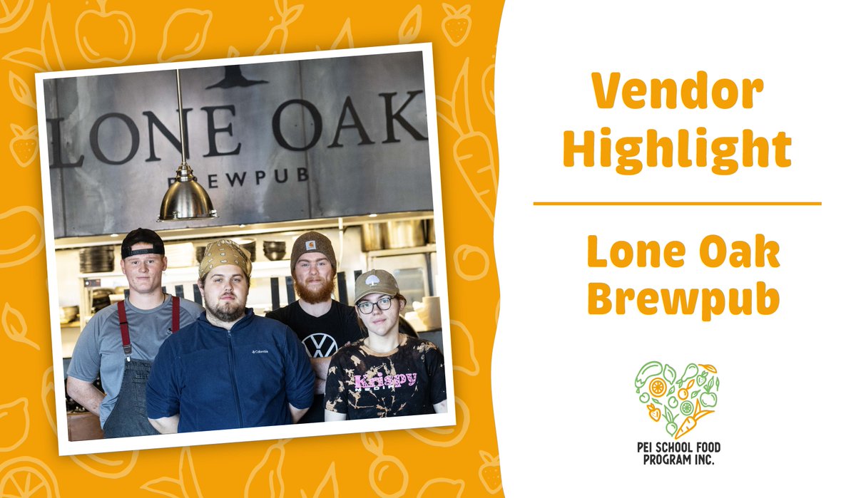 This year <a href="/loneoakbrew/">Lone Oak Brewing Co</a> is one of our new program vendors. Located in Cornwall, their team prepares meals for Eliot River Elementary, Westwood Primary and East Wiltshire Intermediate. 🏫

Welcome, Lone Oak! Big thanks to Garrett, Kane, Jacob and Shelley for all your hard work 👏