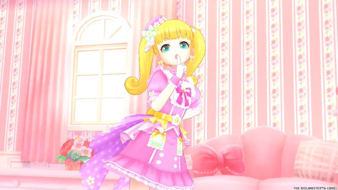 お人形さん#メアリーコクラン#フォロワーさんからリプで送られてきたデレステのスクショを自分の絵柄で描く 