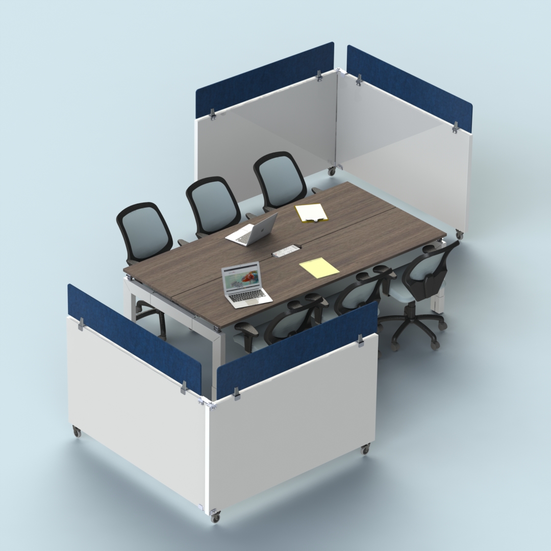 Mobile  Walls can help teams quickly set up a private huddle space - in seconds

#MobileFurniture #FlexibleFurniture #OfficeFurnitue #ModernOffice #WorkPlaceDesign #WorkBetter #MobileWalls