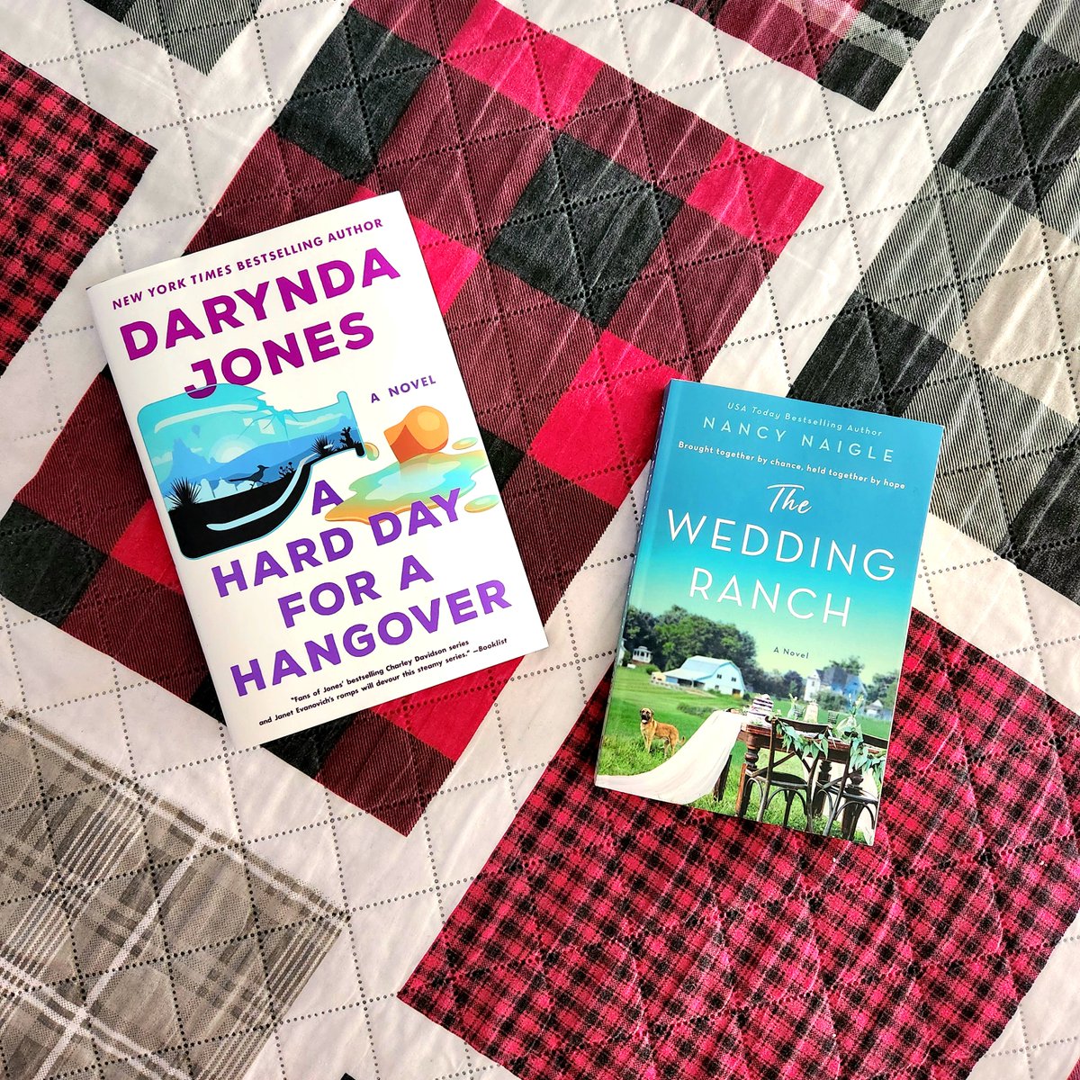 Happy #BookBirthday to these delectable reads:

✨A Hard Day for a Hangover by <a href="/Darynda/">Darynda Jones</a> is the hilarious, romantic, and epic conclusion to the Sunshine Vicram trilogy.
✨The Wedding Ranch by <a href="/nancynaigle/">Nancy Naigle - USA TODAY Bestselling Author</a> is a riveting, touching romance of two people healing from their pasts.
