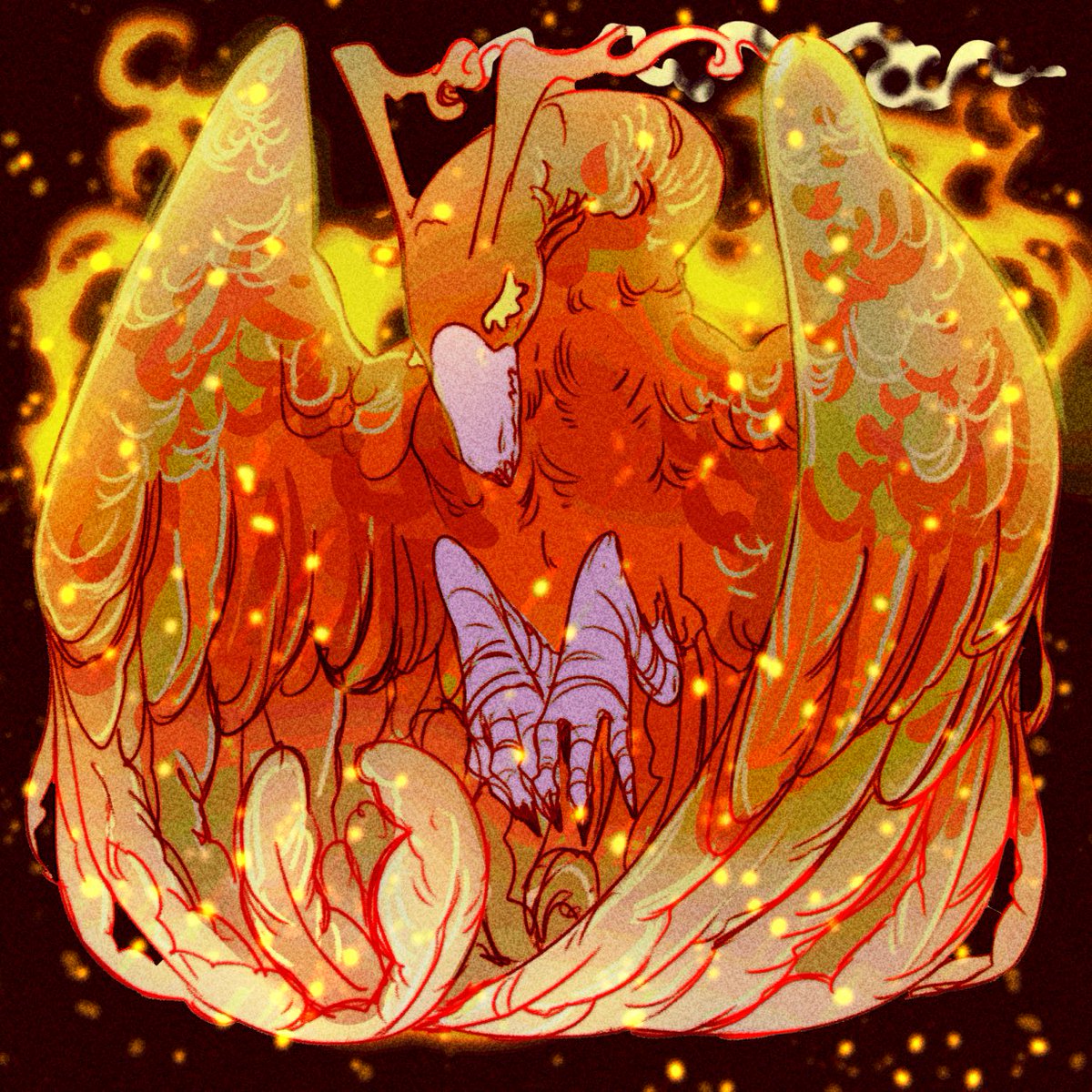 MaybelsArt's tweet photo. Raaahhh
#birdramon #digimon #digicember https://t.co/Ec0OLjTr0v