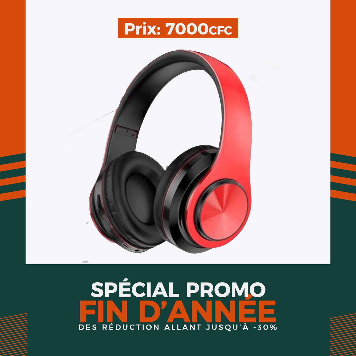 _marketric's tweet photo. 🎉🎉C'est parti pour les #promos #findannée
Des réductions à couper le souffle🧏
👉Modèle #CasqueBluetooth_39
Confortable à l'écoute avec une basse hyper agréable.
👉Livraison offerte partout à Dakar
👉WhatsApp : 769436257
#marketric #store #boutiquenligne #dakar #sénégal
#kebetu https://t.co/hAfMMAum4n