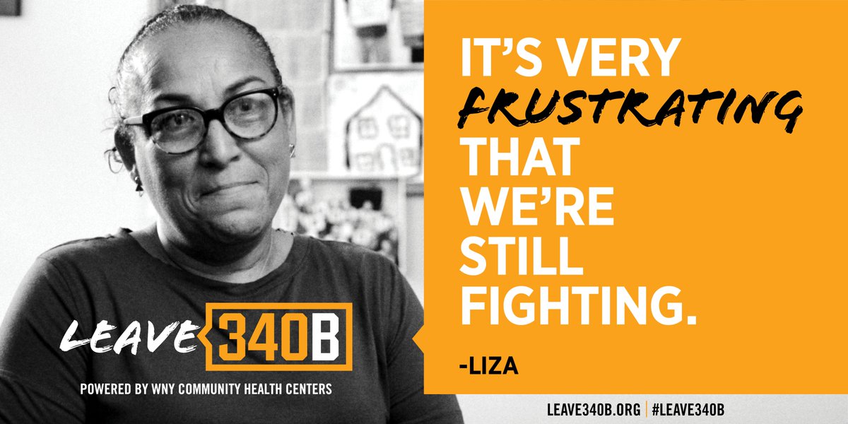 The “#340B carve-out” will be devastating to safety net healthcare providers across the state and in #WesternNewYork; without it, care will be ripped away from those truly in need. #Leave340B Share your story & help spread the word: bit.ly/Leave340B