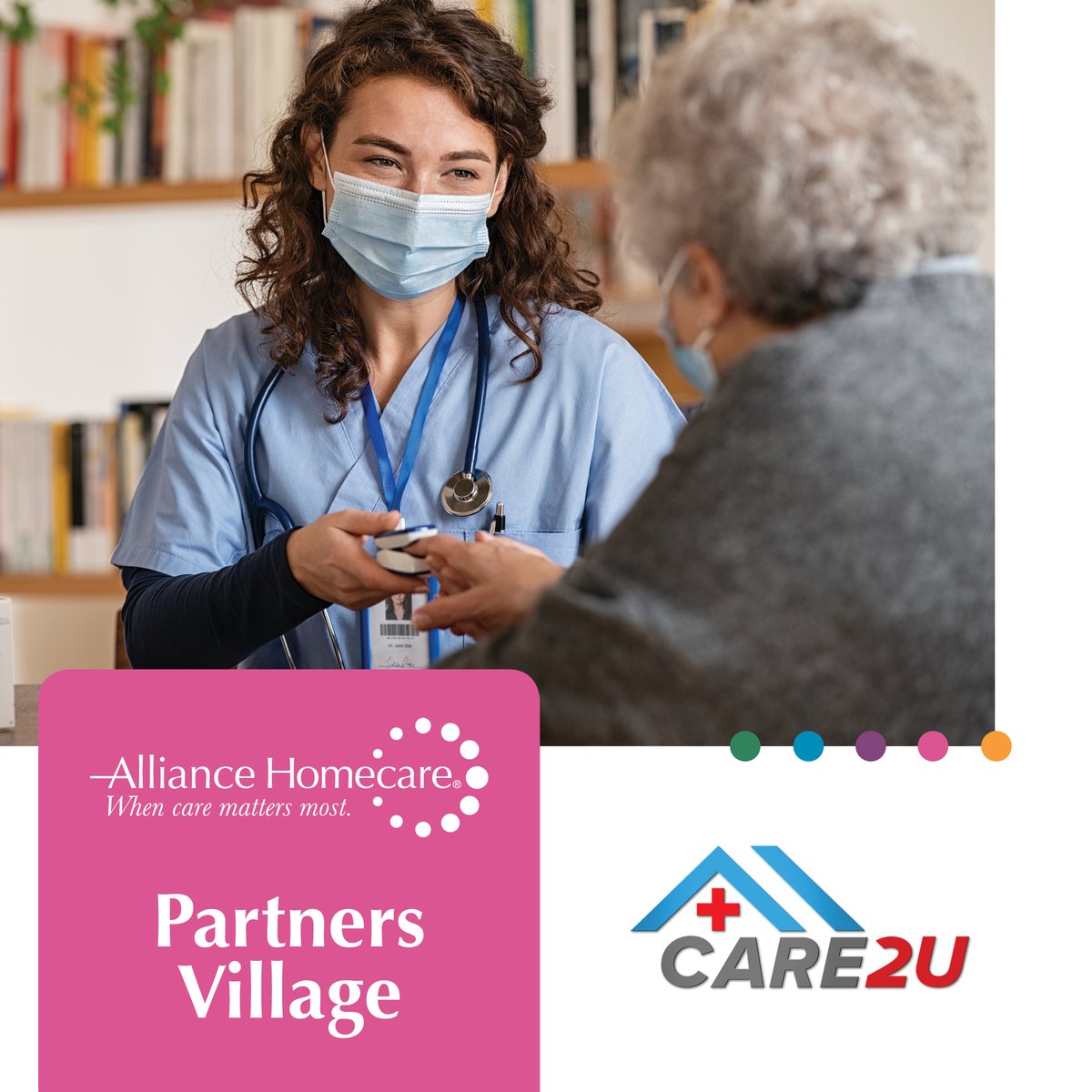 We believe the best home care “takes a village.” Our village includes Care2U, providing acute urgent care at home, when you need it. Receive on-demand care via tele-health or an in-home physician visit. Learn more at: loom.ly/WOlUo1A

#AllianceCares