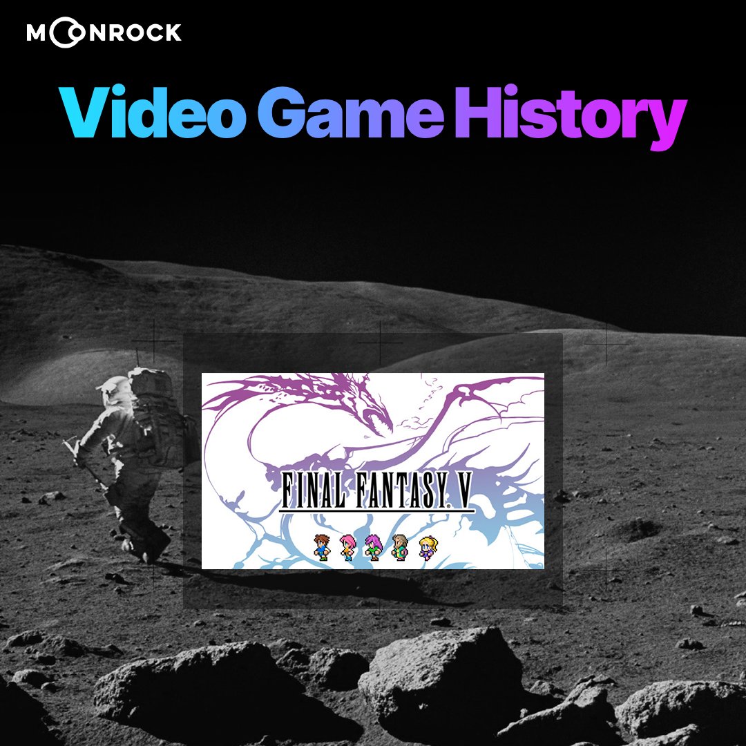 On this day in Video Game History: 'Final Fantasy V' is released for the Super Famicom in Japan. Like most FF series, it was released exclusively in Japan, & wasnt ported until years later on the Playstation and Game Boy Advance. It sold almost 1m copies within a day of release.