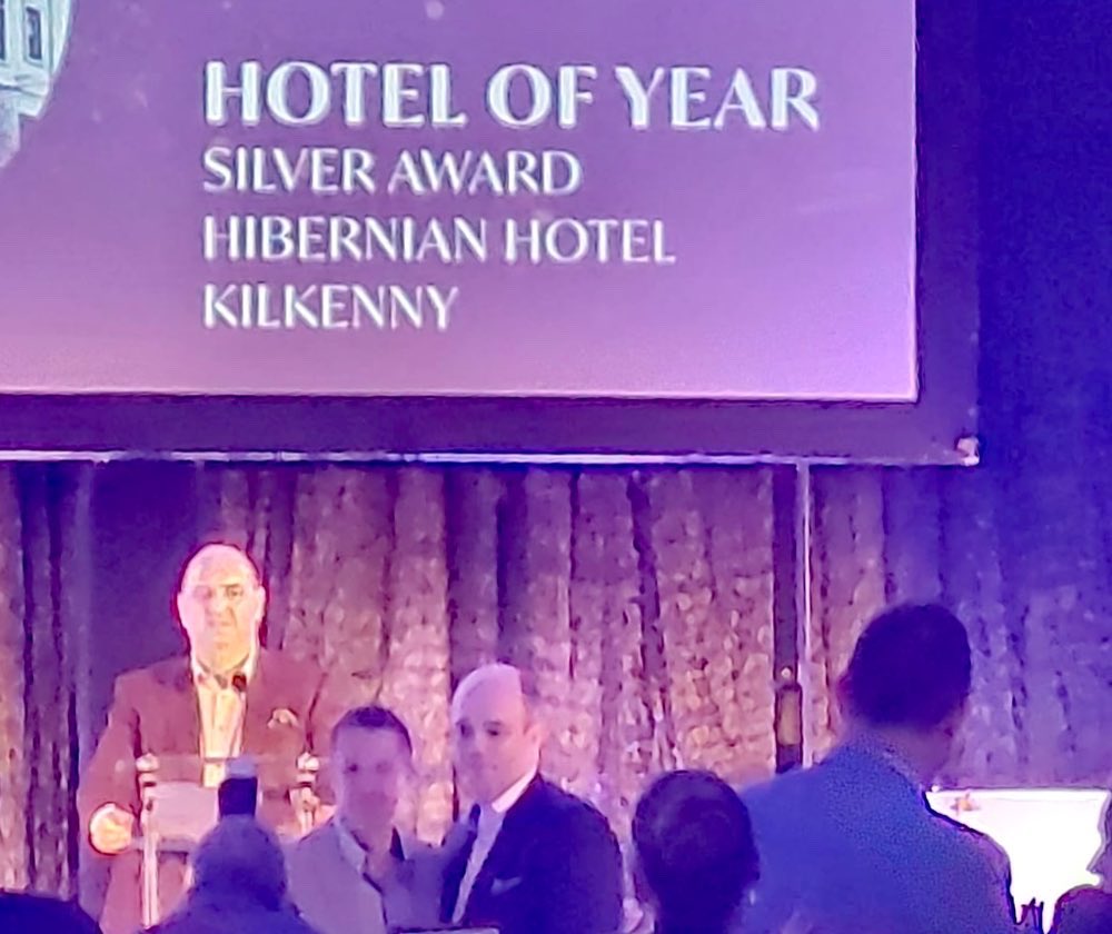 HibernianHotel's tweet photo. Hibernian Hotel, Hotel of the Year - Silver Award 🥈 🏆

What an achievement, well done team! 

#iNUACollection #HibernianHotel #Kilkenny @iNUAHospitality https://t.co/G9T9M7SmTe