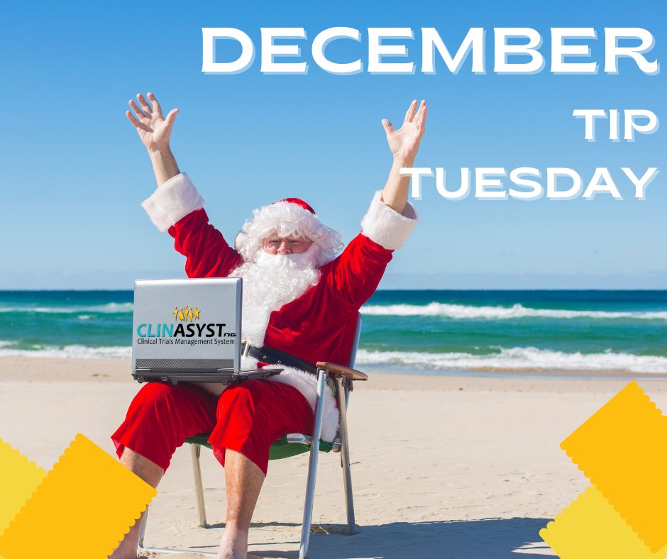 clinasyst's tweet photo. Santa successfully filled the Candy Cane weight loss study using ClinasystNG & without any help from the elves.
This month's topic is How to Find Patients for your Studies.
⭐️Clients, check your email. Not a client, DM us for a demo.⭐️
#BestCTMS #findpatients #clinicaltrials https://t.co/jNhHD0znsA