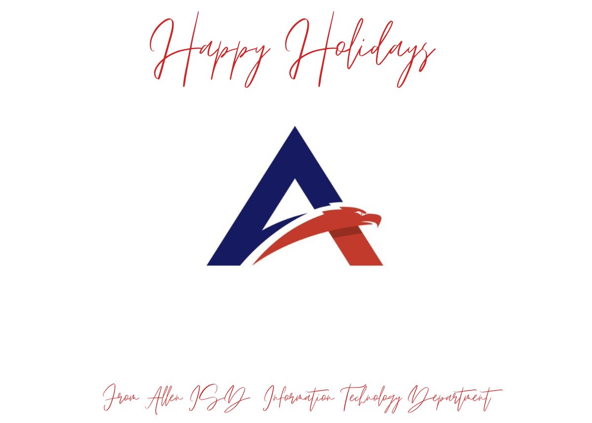 AllenISDTech's tweet image. Happy Tuffy&apos;s Tech Tuesday! 🦅 Around 500 million e-cards are sent each year compared to 2 billion Christmas cards are sent in the US each year. This number has increased yearly since the invention of e-cards in 1994. Are you sending out old fashion cards this holiday season?
