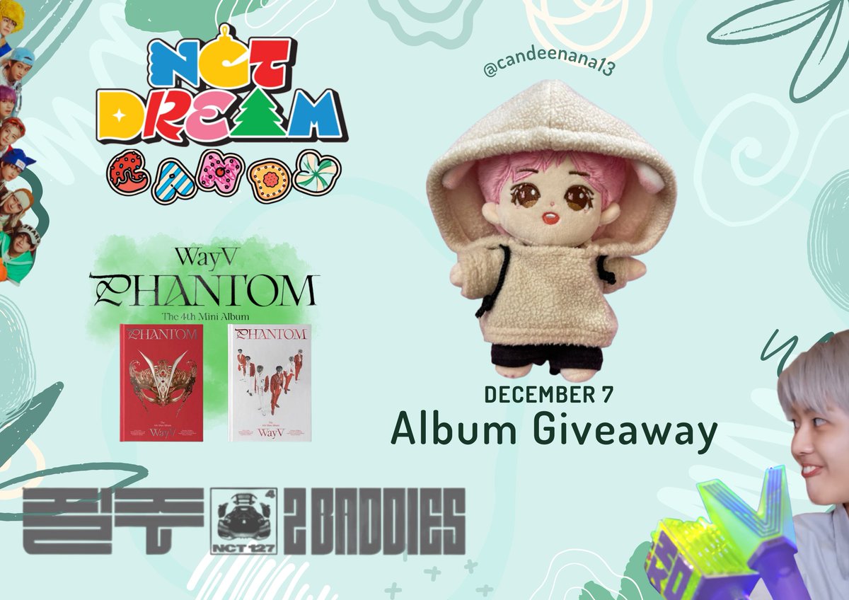 princessnmingki's tweet photo. Dee' 12.07.22 Giveaway
7 lucky winners

🎁2 SEALED CANDY PHOTOBOOK VER 
🎁 2 SEALED PHANTOM both versions 
🎁 3 2BADDIES Photobook sealed 

📍follow
📍rtwt &amp; ♥️
📍 comment your preferred album

Announcement of winners: Dec 20 for 2BADDIES 
Dec 30 for Candy&amp;Phantom https://t.co/7V2cqFAv2y