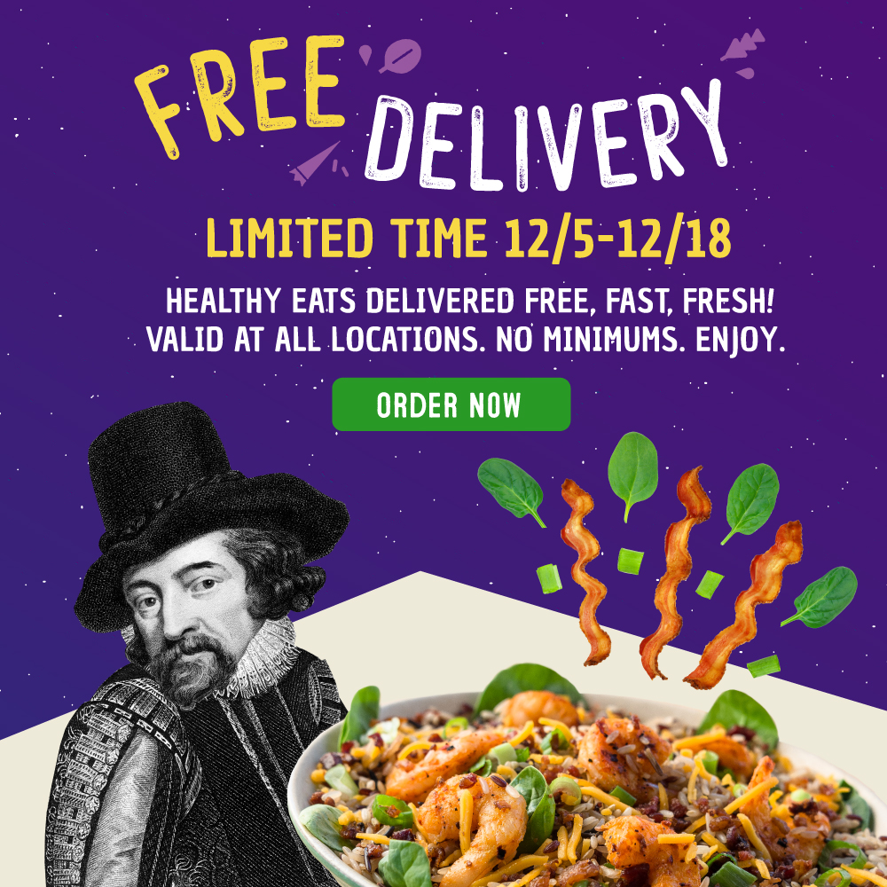 MadGreens's tweet image. Get FREE delivery on all orders for a limited time 12/5-12/18!  Valid at all locations. No minimums. Excludes Catering. Order on our app or at order.madgreens.com today! #freedelivery #madgreens #orderonline