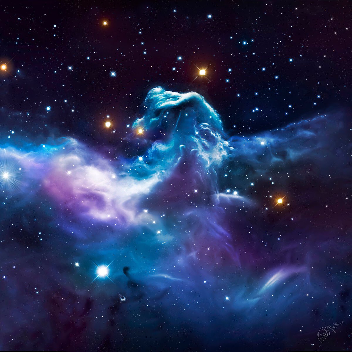 Cathrin Machin Space Art tweet media