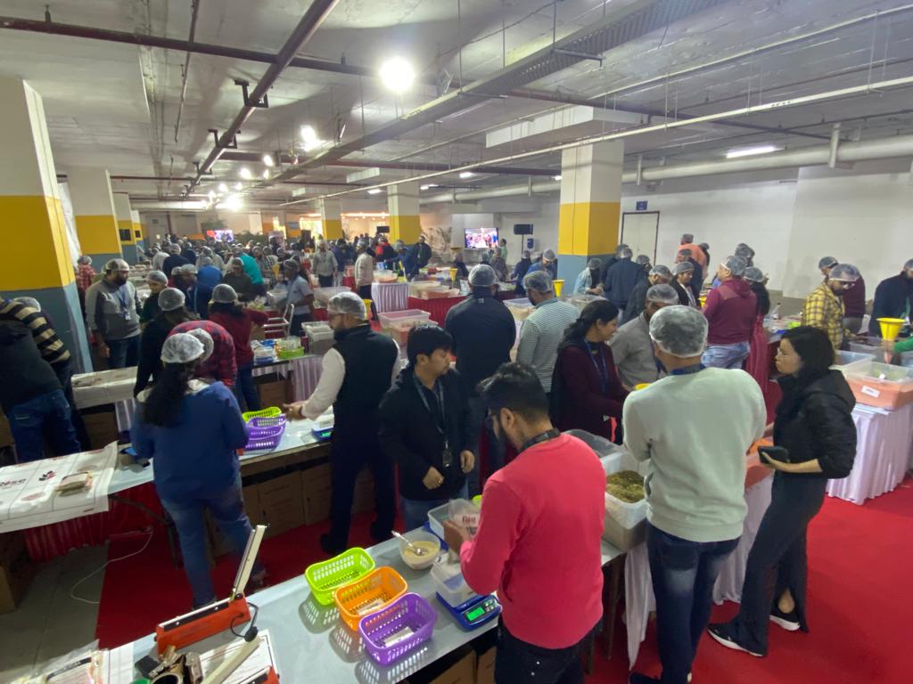 Gifting nourishment to those in need
Genpacters across #Noida are packaging meals that will be served to communities in need across India....It is a small step to ensure that nobody struggles with hunger and undernutrition. #BetterForAll