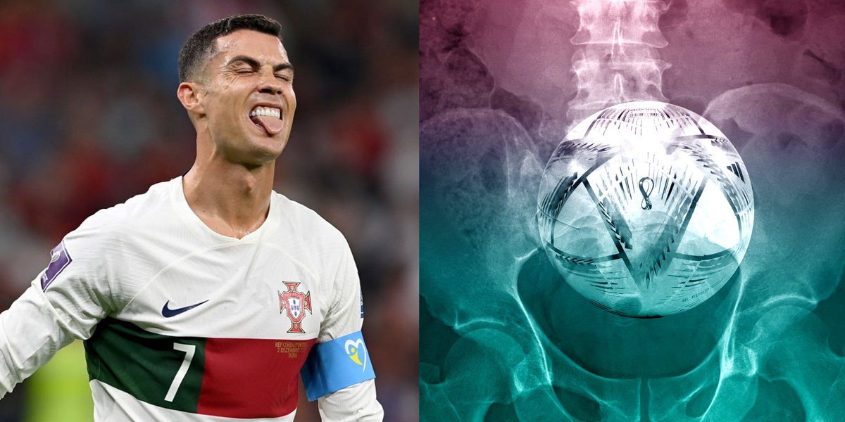 Be careful CR7 and good luck! 
This World Cup is weird, you never know where that ball might end up  ⚽️🚑 

#CR7 #NFT #FIFAWorldCup #BNB #BSC #NFTCommunity #Qatar #NFTCollection