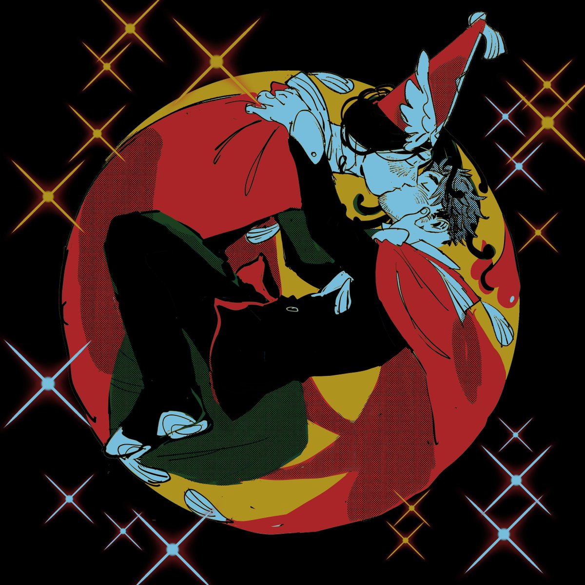 some easwin but i trapped them in circles cuz im evil and twisted and that i've been marinating for quite a while (cuz i wanted to do more of these)