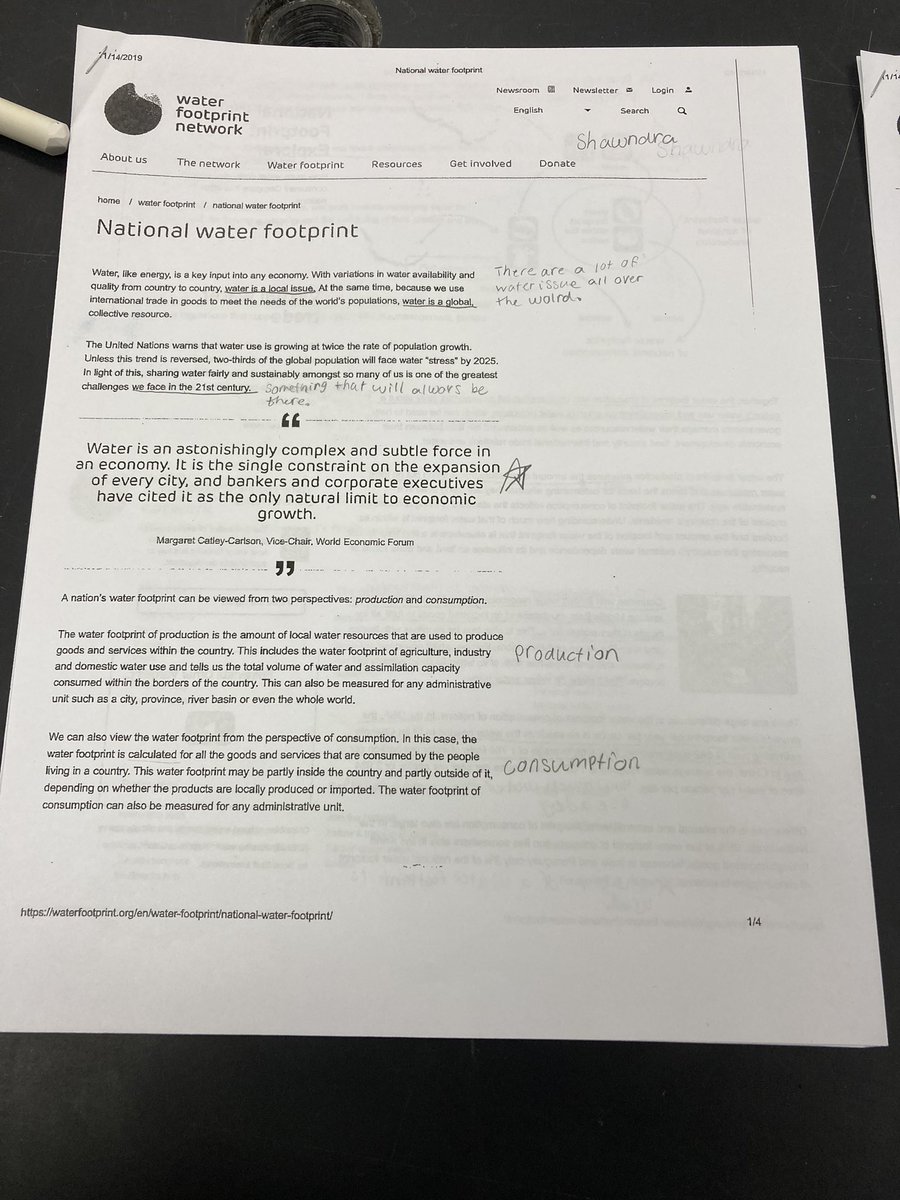 We read and annotated an article in science class today using the district approved Annotating Guide. <a href="/JohnZesiger/">Dr. John W. Zesiger</a> <a href="/trtomasko/">Dr. Tracie Tomasko</a> <a href="/MV_Knights/">Moshannon Valley SD</a> #MVReEnergized