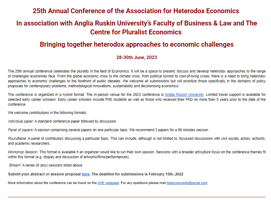 The <a href="/hetecon/">hetecon</a> call for papers is now open. 

Be there [Cambridge, UK, June 2023] or be square 😊😎

Organized by our fab academic officers <a href="/ImkoTjado/">Imko Meyenburg</a> and <a href="/alexarntsen/">Alexandra Arntsen</a> 

Submit your paper, panel or roundtable here: hetecon.net