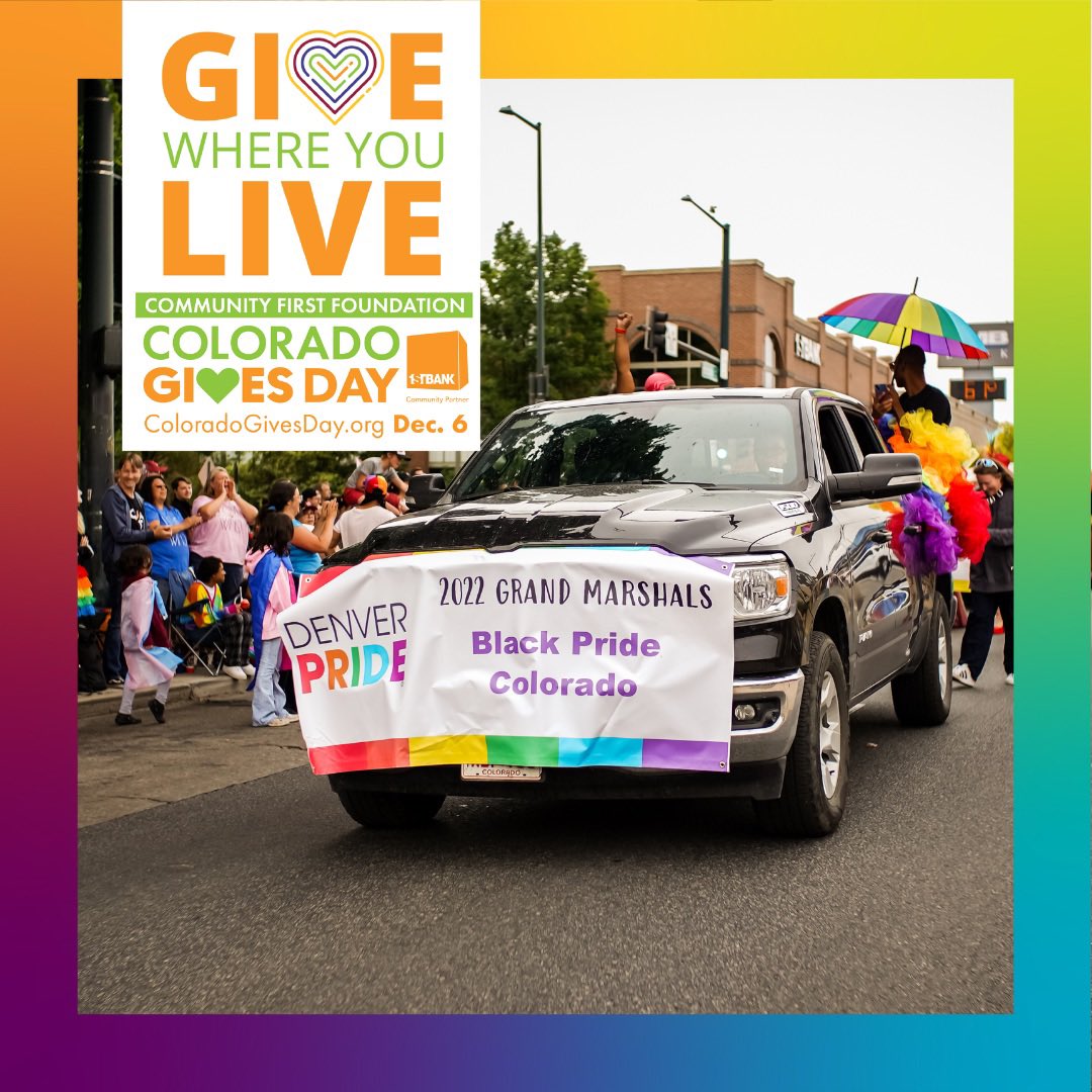 COLORADO GIVES DAY IS FINALLY HERE! 

Support <a href="/youth_seen/">YouthSeen</a>, CampSeen, TransSeen, &amp; Black Pride Colorado by clicking the link below to donate TODAY! 🌈

LINK: coloradogives.org/organization/y…