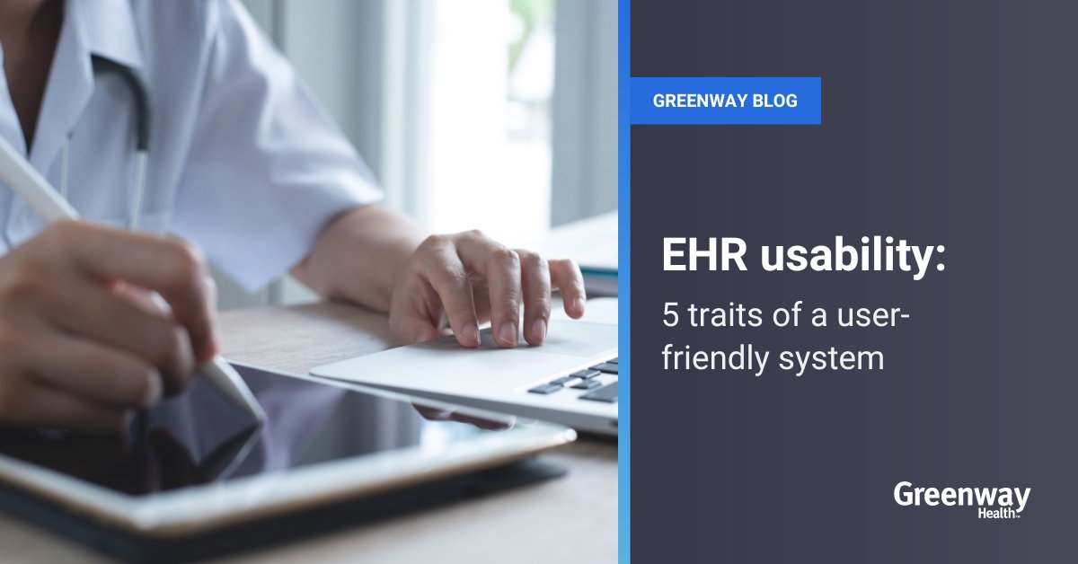 greenway's tweet image. Squinting, clicking, or toggling through screen after screen? Find out how you can work in partnership with your vendor for a more user-friendly EHR. Read the blog! 
👉 bit.ly/3h8QUm2

#HealthIT #EHR #EHRusability