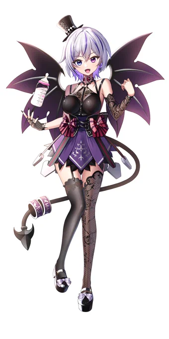 納品できたー。悪魔娘っぽいコンセプト。 