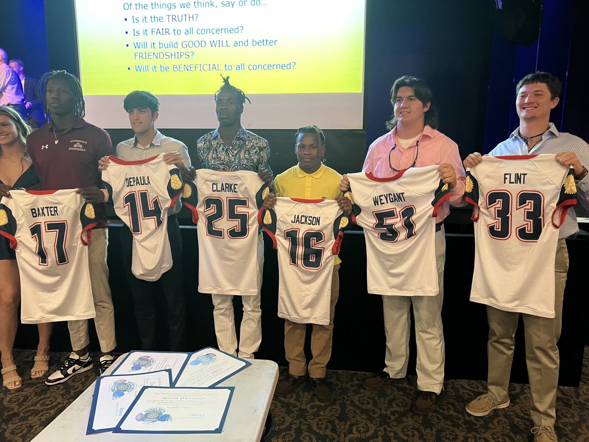 Riverdale’s 2022 Allstar game participants. Congrats men Represent Raider Nation on Wednesday! #believe #Riverdale ⁦<a href="/Coach_aMAYzing1/">Corey S. May</a>⁩ ⁦<a href="/Coach_Gibson51/">Kendoll Gibson</a>⁩ ⁦<a href="/BretBielema/">Bret Bielema</a>⁩