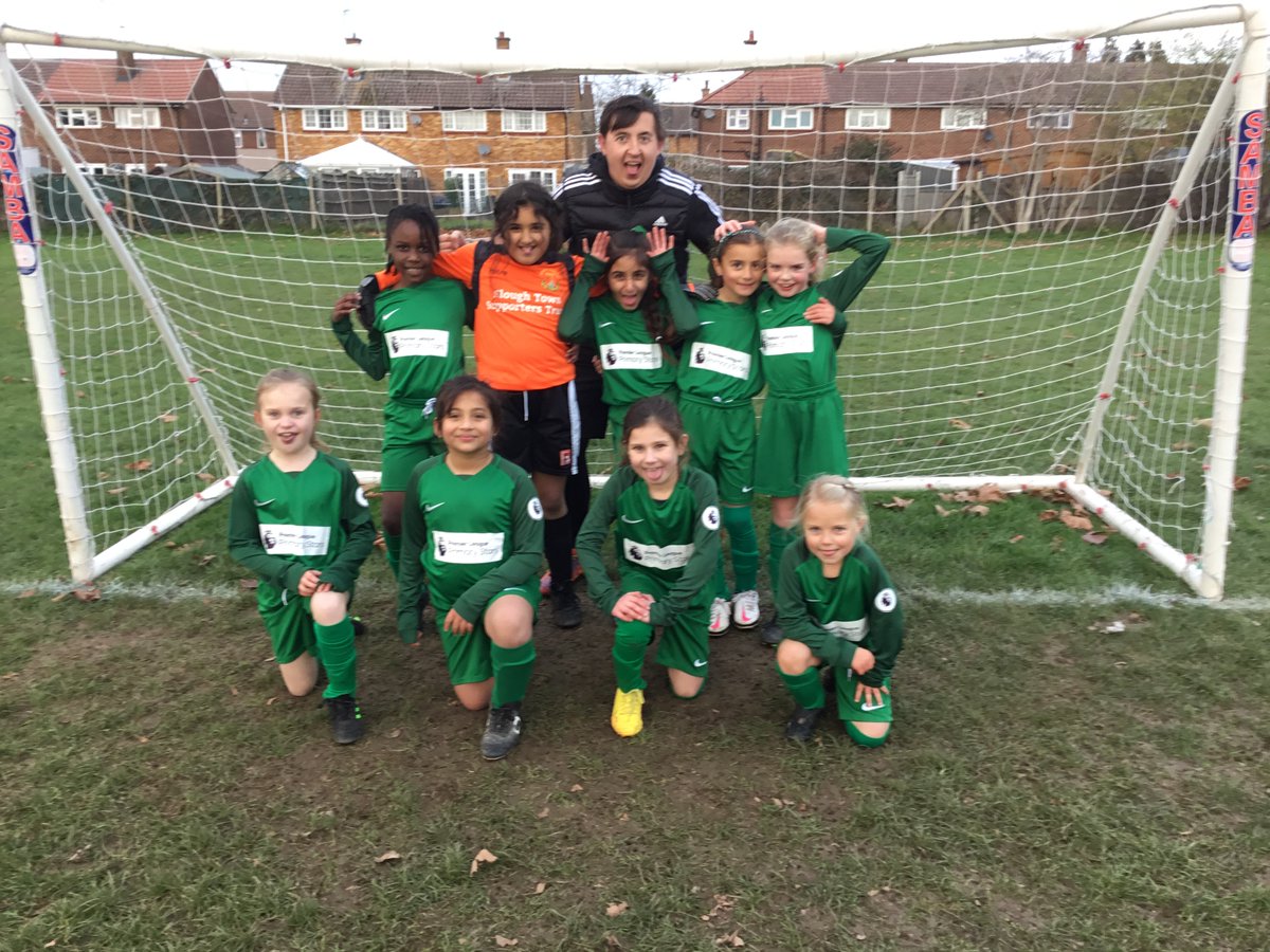 PriorySchoolSL1's tweet photo. A great result from the year 3&amp;4 girls football team, in the Slough League, scoring 4 goals. a special mention, to Laila scoring a hat-rick @YourSchoolGames https://t.co/Rr48zJ9sxC