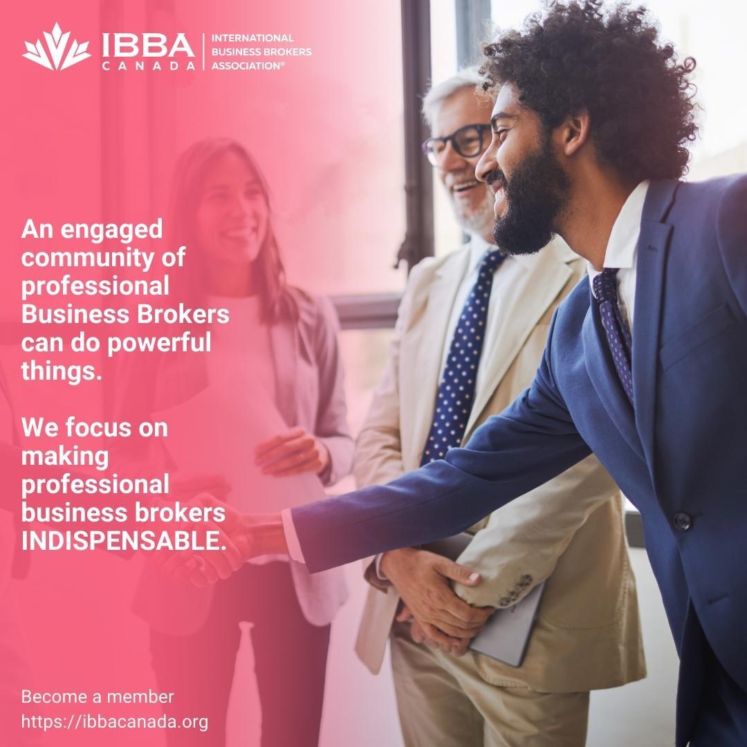 IBBA_canada's tweet photo. We serve as a connecting point with mechanisms that enable the successful selling of businesses while leveraging the wealth of wisdom and expertise.
Learn more - Join IBBA Canada - https://t.co/I2791ka4mh
#Broker #ForSale #Buy #Sell #Business #Community #Intermediary #Speci https://t.co/BCqQAHhED8