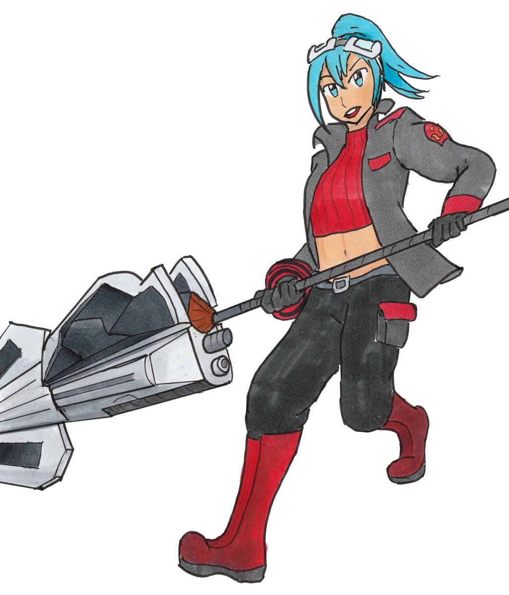 LuxiaArt's tweet photo. Manieuse experte de la lance de charge, Lisa s'entraine aussi de temps en temps avec Gilbert et Erina.
Mais elle préfère quand même les grosse mission avec son équipe
#OC #originalcharacter #GodEater #GodEater2 #GodArc https://t.co/fAEtuGGGmC