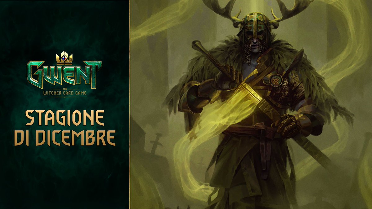La Stagione di Dicembre è iniziata, portando con sé 12 nuove carte, un nuovissimo evento invernale e molto altro! 

Maggiori dettagli qui:
gwent.ly/StagionediDice…
