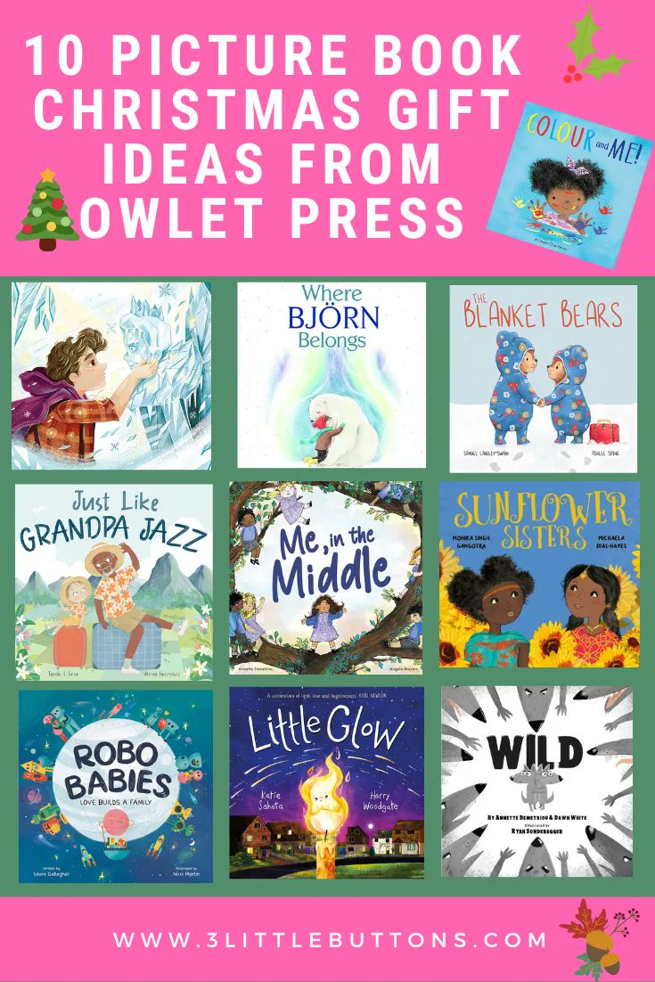 10 picture book Christmas gift ideas from Owlet Press buff.ly/3utMM3a #picturebooks #childrensbooks #GiftIdeas 🎄🎄🎄

feat. <a href="/SamLangleySwain/">Samuel Langley-Swain</a> <a href="/MrEagletonIan/">Ian Eagleton</a> <a href="/Ortu_Ilustrador/">DavideOrtuilustrador</a> <a href="/ASpinkArt/">Ashlee Spink ✏️ Illustrator</a> <a href="/MonSingh/">Dr Monika Singh Gangotra</a> <a href="/HayesDias/">Michaela Dias-Hayes</a> <a href="/sprinkleofrhyme/">With a Sprinkle of Rhyme</a> @harryewoodgate 😊 #owletpress <a href="/OwletPress/">Owlet Press</a>