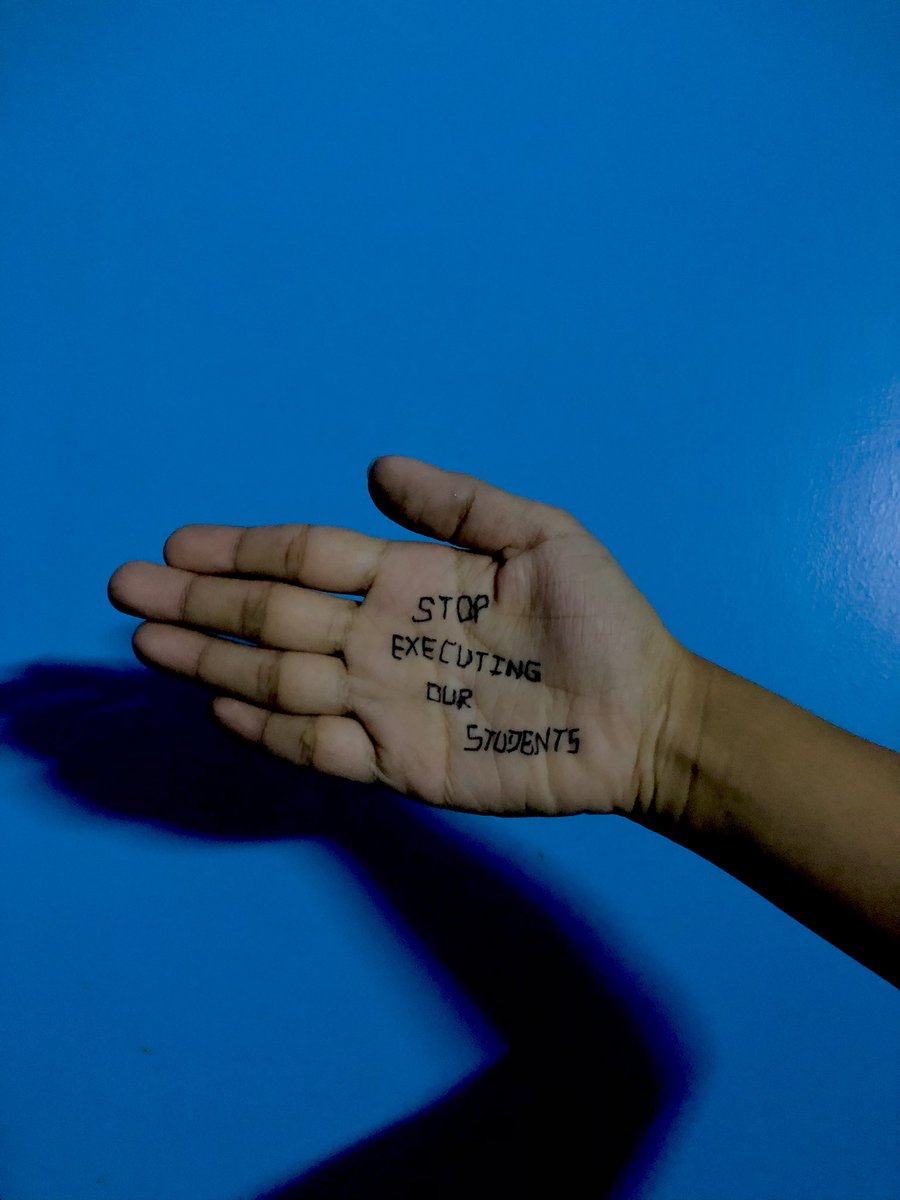 I also joined a photo campaign to stand with the 7 students from Dagon University who were sentenced to death by Junta.

Hear the Voices of Myanmar 

#2022Dec6Coup 
#StopExecutingOurStudents 
#WhatsHappeningInMyanmar
