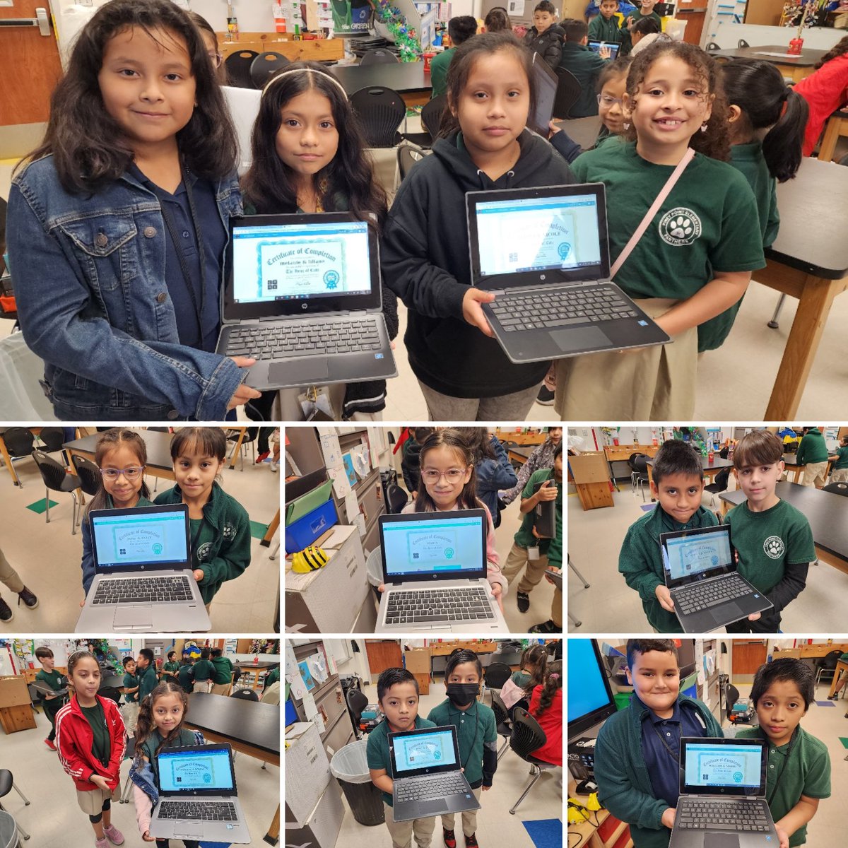 It's day 2 of @TeamHISD @HoustonISD #12DaysOfCode! In @PineyElem #STEAM Lab @RemigioWillman / @garza1h 3rd graders loved creating their own choreography to favorite songs w/ @codeorg Dance Party!
#HISDecoded #CSEdWeek2022 #CSK8
@HISD_Inst_tech