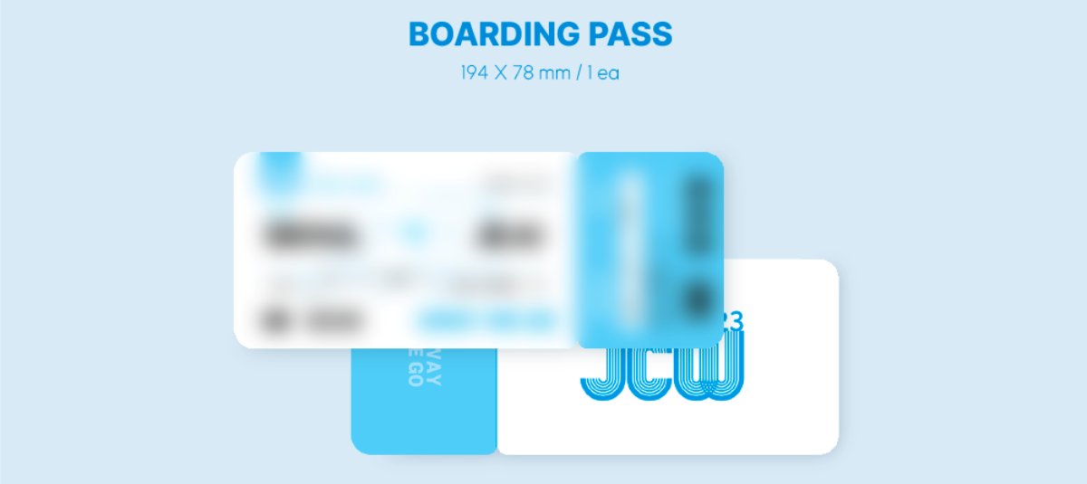 JCWKitchen's tweet photo. [Event] (🧵6/6) And finally, a Boarding Pass to have Ji Chang Wook accompany you on your future travels! ✈️

Shipping from Korea is expected around 31 December. Quantities are limited, so order soon! ⏱️
 
#지창욱 #JiChangWook #JCW_AwayWeGo
#JCW_SeasonsGreetings #StudioNewBIN https://t.co/g4Aac8fYmK
