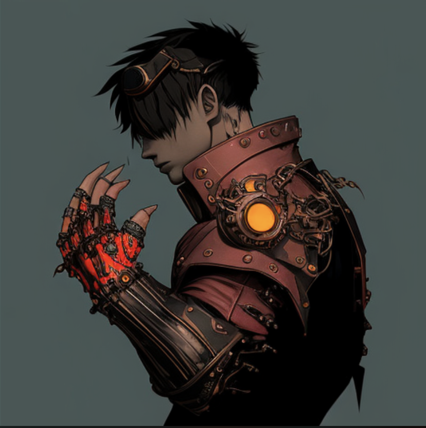 HokageAdrien's tweet photo. Enjoying AI midjourney, it's an amazing tool and it's pretty fun to play with. 

Check this cyberpunk transformation of this really cool @AzukiOfficial 
What should I do next ?

#midjourneyV4 #AI #Azuki #NFT #AIArtwork https://t.co/xCYSiqDV36