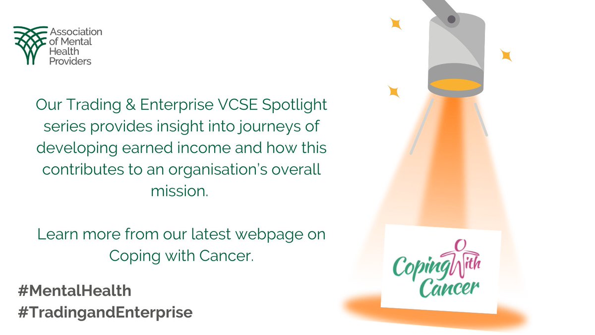 Our first <a href="/MentalHealthEDP/">MentalHealthEDP</a> #VCSE spotlight web page is about @CancerNorthEast - a non-profit that offers free support to people affected by cancer in the North East ⬇️

amhp.org.uk/our-work/tradi…