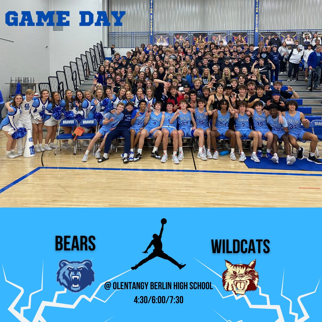 clawsuphoops's tweet photo. GAME DAY! #ClawsUpHoops #BerlinPride #BerlinFamily #Teamwork #DoTheWork #DefendTheCave @BerlinBears_SS @Cheer_OBHS https://t.co/Km9TkAx52b