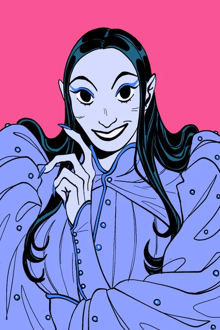 My vampire girl for motion postcard  