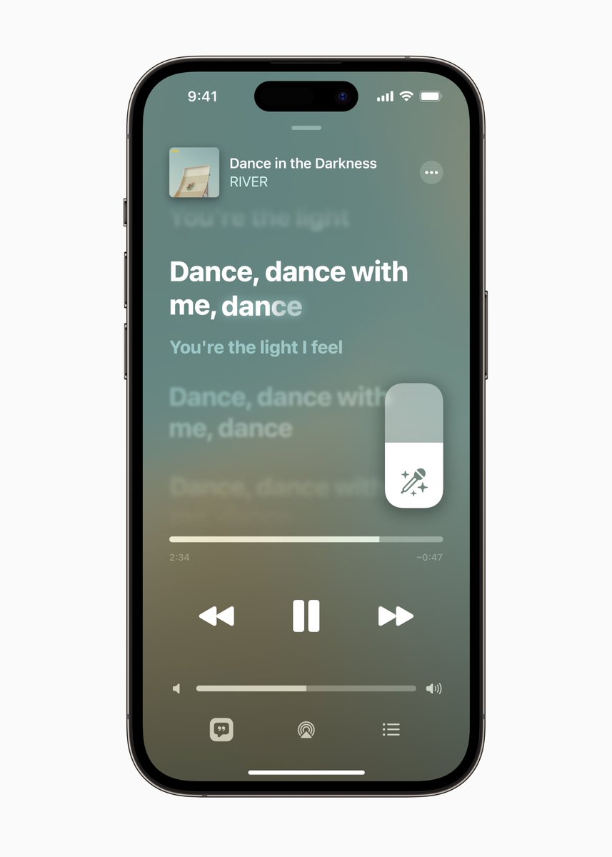 Apple Music สู้มากกกก นางเตรียมเปิดตัวฟีเจอร์ใหม่ !

- เนื้อร้องแสดงแบบเรียลไทม์มากขึ้น ละเอียดขึ้นว่าถึงคำไหนแล้ว (จากปกติจะขึ้นมาทั้งบรรทัด)

- Apple Music Sing ร้องเพลงแบบคาราโอเกะ ปรับเสียงของนักร้องได้ว่าจะให้เสียงร้องดังค่อยขนาดไหน

เตรียมปล่อยให้ใช้งานปลายเดือนนี้🎄✨