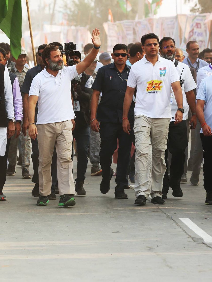 आज #BharatJodoYatra में।