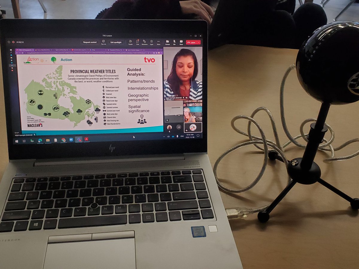 Thanks to <a href="/tvo/">TVO.me</a> for joining us live, and online, with several of our grade 9 geography classes here in <a href="/TVDSB/">Thames Valley DSB</a>. We loved using maps to think apply our understanding of geographical thinking. <a href="/CollegeavenueSS/">College Avenue SS</a> thank you for hosting us! #tvdsblearntech #tvdsbllc