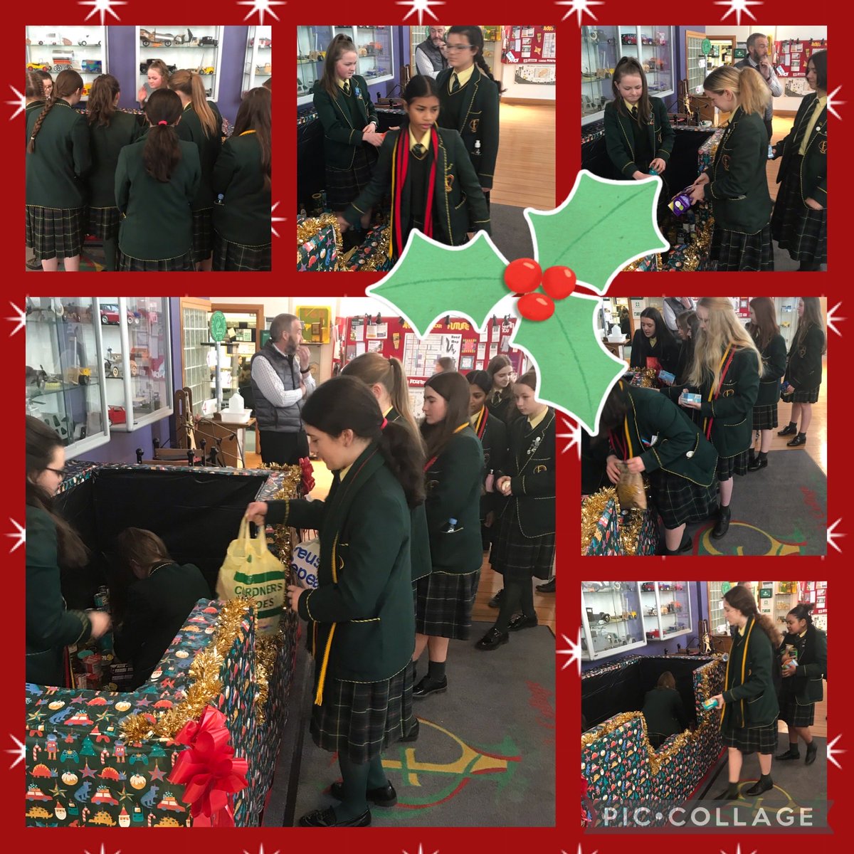 Ks3St's tweet photo. Year 10 pupils giving generously to the Food bank appeal this morning , coordinated by our Rights Respecting School Team ⁦@stcatherines247⁩ ⁦@stcatschap⁩ ⁦@ks4stcats⁩ https://t.co/l7PPlGFqd9